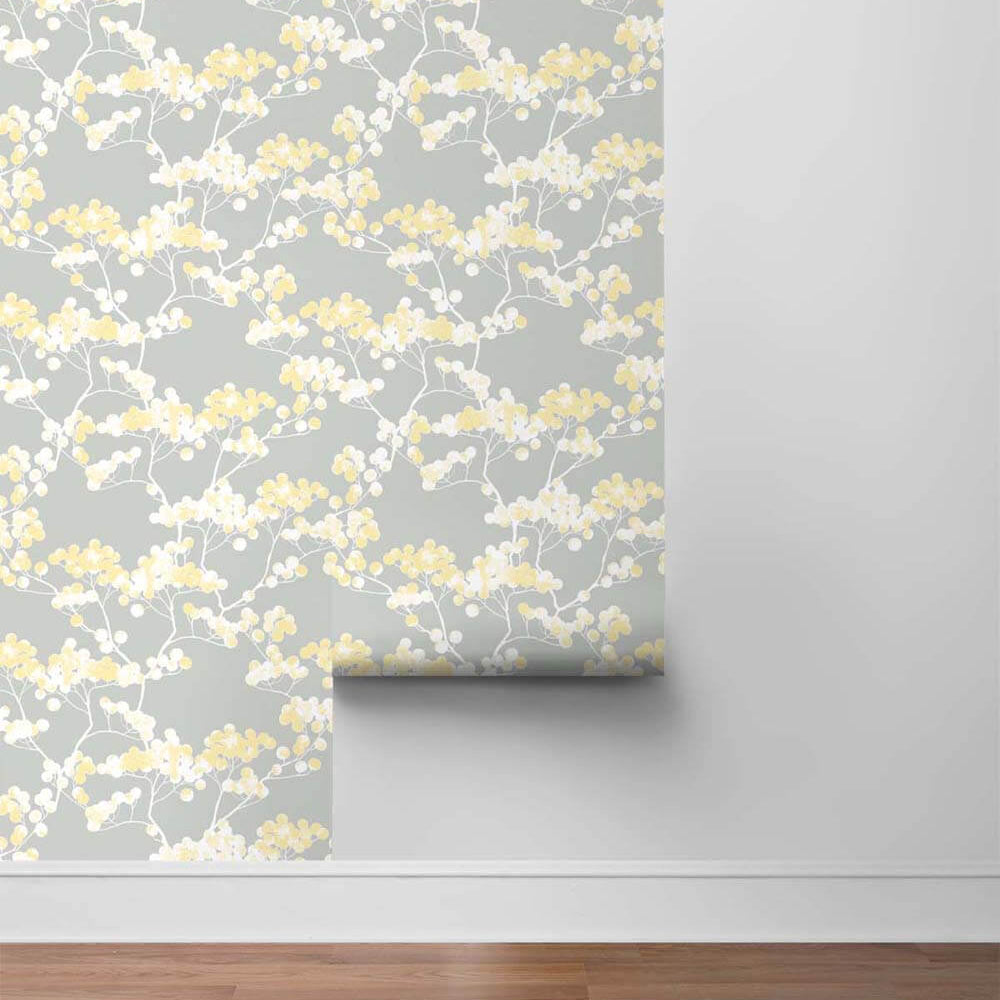 
                  
                    NW37203 cyprus blossom floral peel and stick removable wallpaper roll by NextWall
                  
                