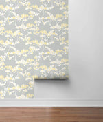 NW37203 cyprus blossom floral peel and stick removable wallpaper roll by NextWall