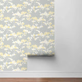 NW37203 cyprus blossom floral peel and stick removable wallpaper roll by NextWall