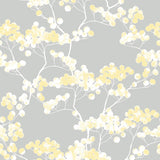 NW37203 cyprus blossom floral peel and stick removable wallpaper by NextWall