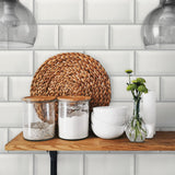 NW37600 large subway tile peel and stick removable wallpaper shelf from NextWall