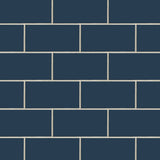 NW37602 retro faux subway tile peel and stick removable wallpaper from NextWall
