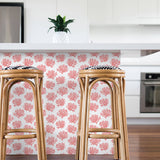 NW38001 coastal coral reef peel and stick removable wallpaper kitchen from NextWall