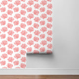 NW38001 coastal coral reef peel and stick removable wallpaper roll from NextWall