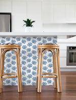 NW38002 coastal coral reef peel and stick removable wallpaper kitchen from NextWall
