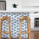 NW38002 coastal coral reef peel and stick removable wallpaper kitchen from NextWall