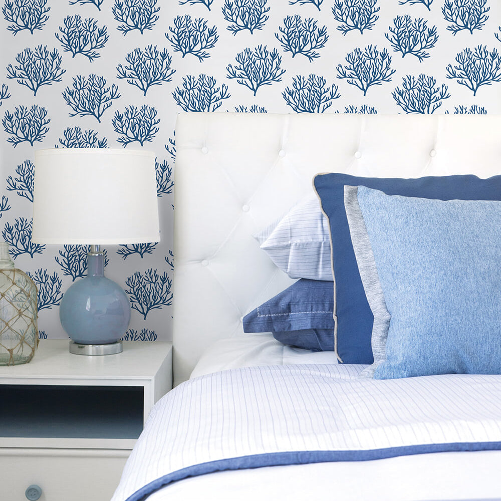 
                  
                    NW38002 coastal coral reef peel and stick removable wallpaper bedroom from NextWall
                  
                