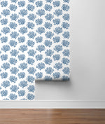 NW38002 coastal coral reef peel and stick removable wallpaper roll from NextWall