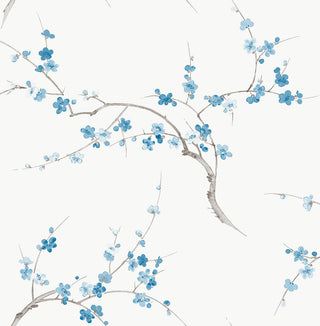 NW38302 cherry blossom floral peel and stick removable wallpaper from NextWall