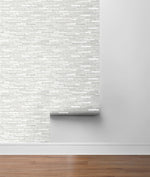 NW38400 faux mosaic tile peel and stick removable wallpaper roll from NextWall