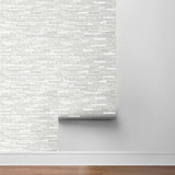 NW38400 faux mosaic tile peel and stick removable wallpaper roll from NextWall