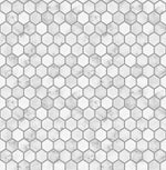 NW38710 marble hexagon faux peel and stick wallpaper from NextWall