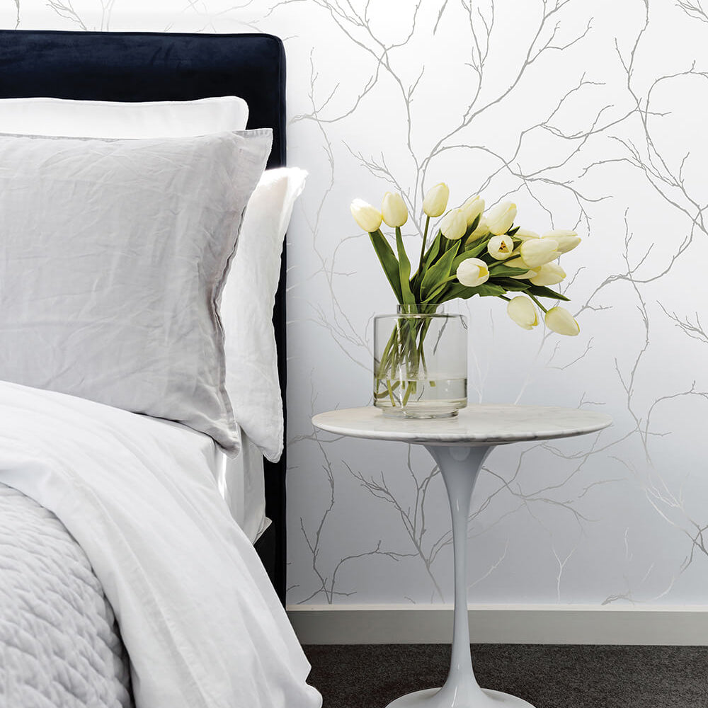 
                  
                    NW39008 delicate branches botanical peel and stick removable wallpaper bedroom from NextWall
                  
                