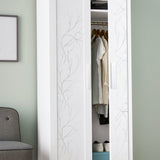NW39008 delicate branches botanical peel and stick removable wallpaper closet from NextWall