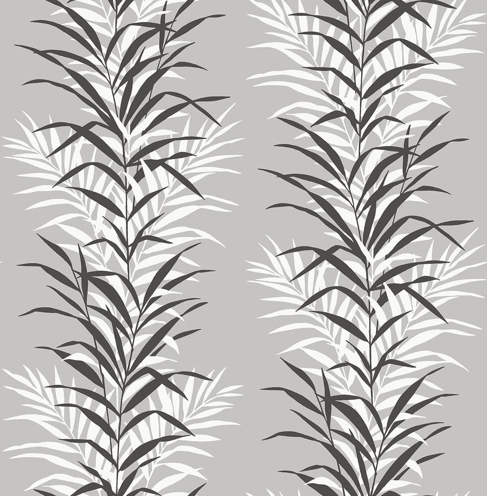 NW39100 leaf stripe botanical peel and stick removable wallpaper from NextWall
