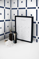 NW39602 check and spot geometric peel and stick wallpaper decor from NextWall