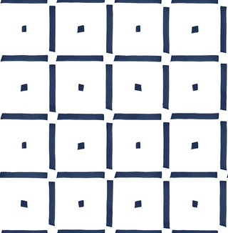 NW39602 check and spot geometric peel and stick wallpaper from NextWall