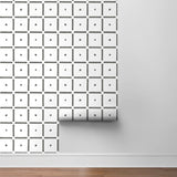 NW39608 check and spot geometric peel and stick wallpaper roll from NextWall