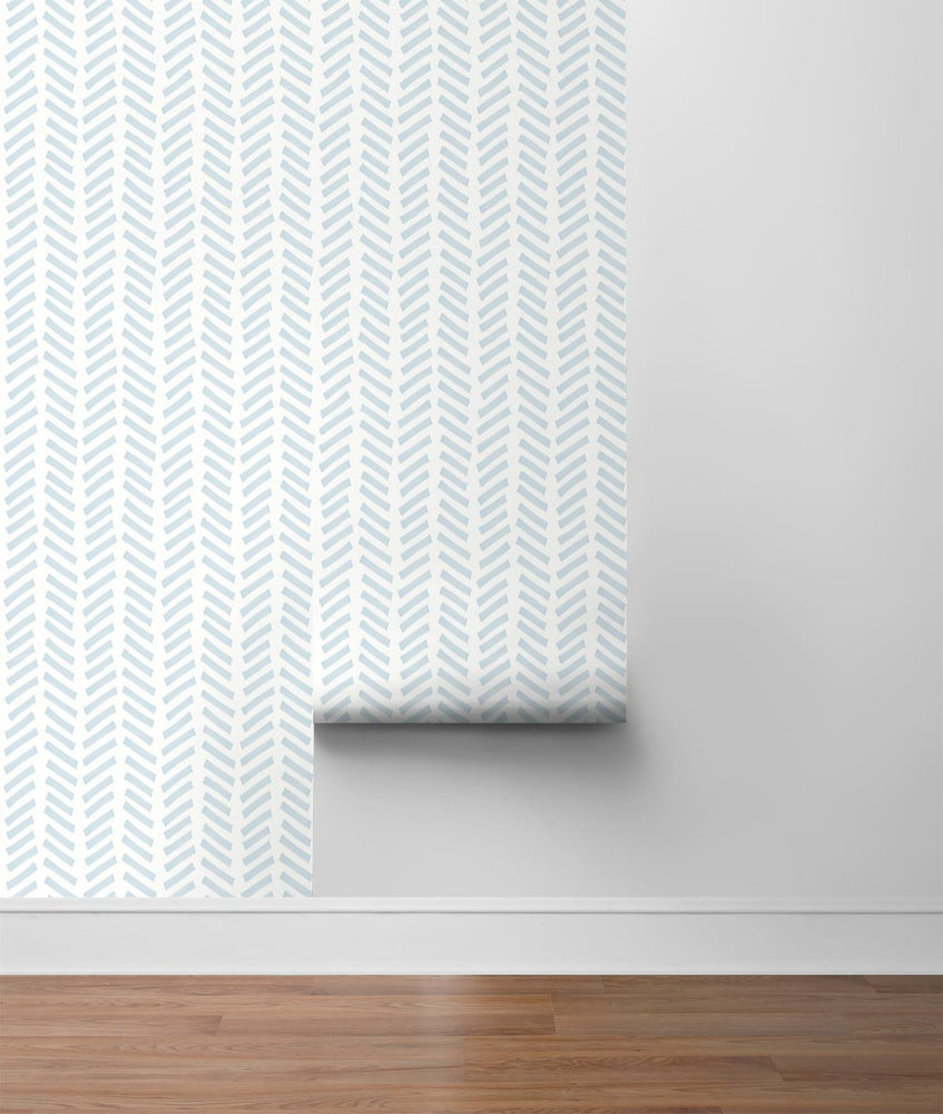 NW39712 Mod chevron peel and stick removable wallpaper roll from NextWall