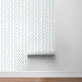 NW39712 Mod chevron peel and stick removable wallpaper roll from NextWall
