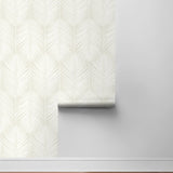NW39805 palm leaf peel and stick wallpaper roll from NextWall