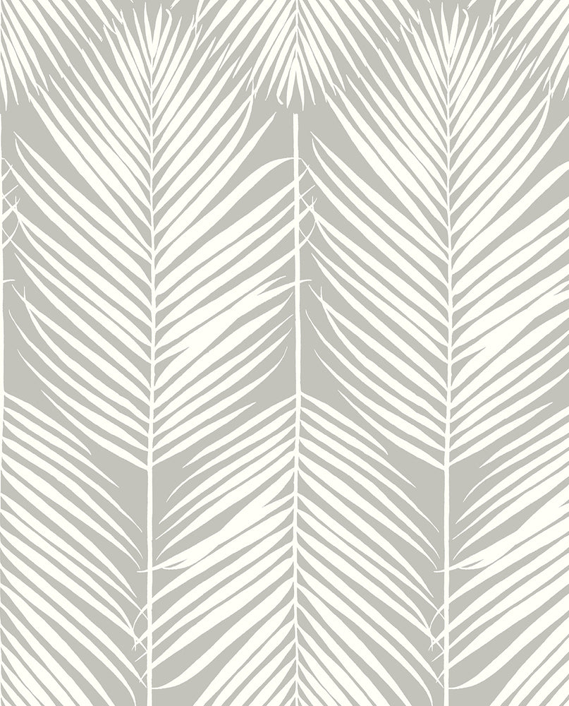 NW39808 palm silhouette coastal peel and stick removable wallpaper from NextWall
