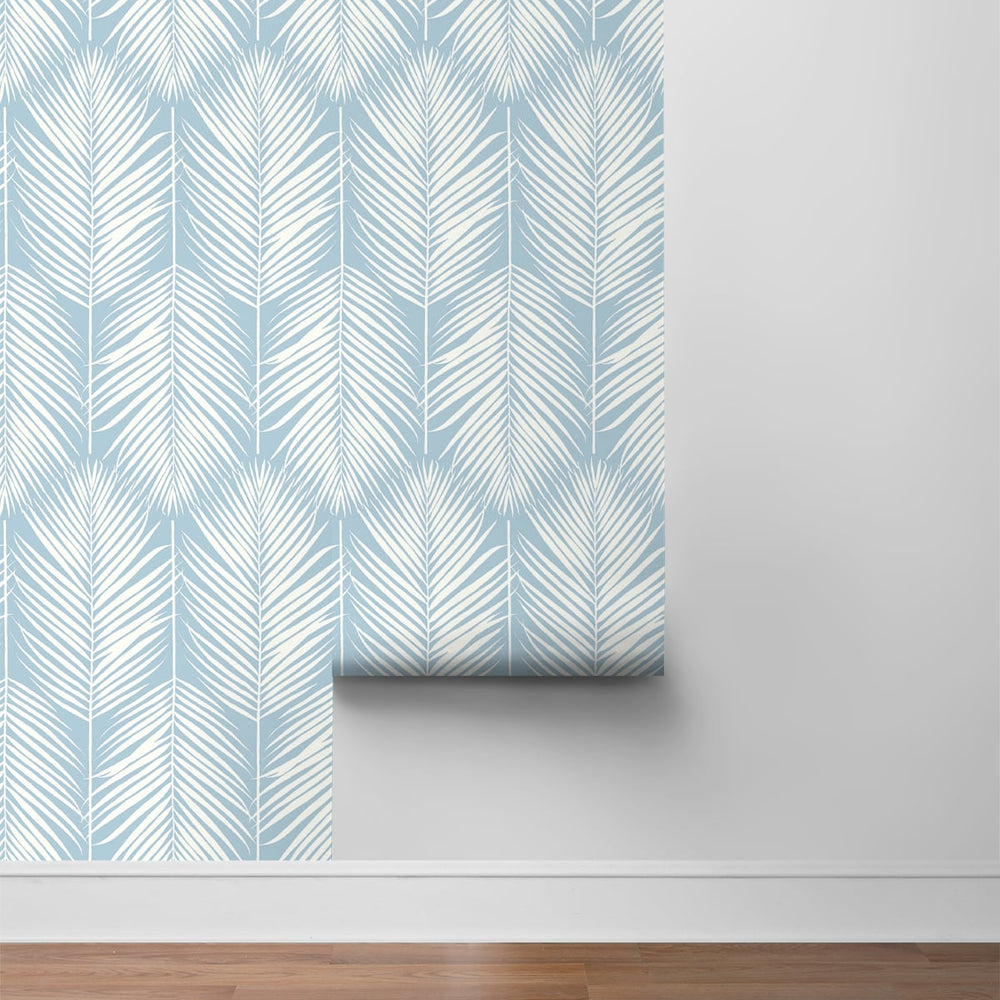 
                  
                    NW39812 palm silhouette coastal peel and stick removable wallpaper roll from NextWall
                  
                