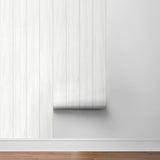 NW39900 wood panel faux peel and stick wallpaper roll from NextWall