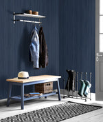 NW39902 wood panel faux peel and stick wallpaper entryway from NextWall
