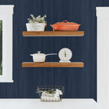 NW39902 wood panel faux peel and stick wallpaper kitchen from NextWall