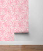 NW40001 Palm Beach botanical peel and stick removable wallpaper roll from NextWall