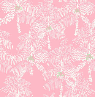 NW40001 Palm Beach botanical peel and stick removable wallpaper from NextWall