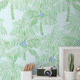 NW40002 Palm Beach botanical peel and stick removable wallpaper decor from NextWall