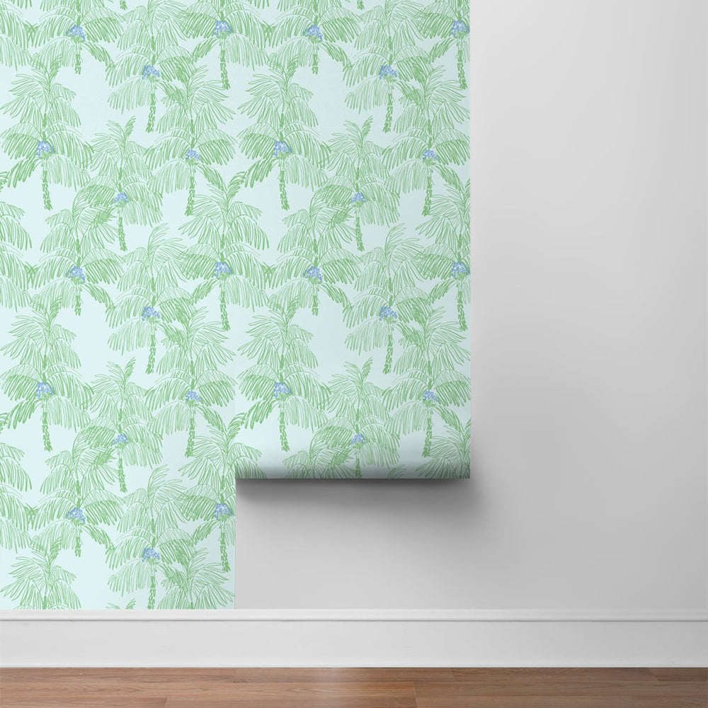 
                  
                    NW40002 Palm Beach botanical peel and stick removable wallpaper roll from NextWall
                  
                