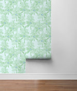 NW40002 Palm Beach botanical peel and stick removable wallpaper roll from NextWall