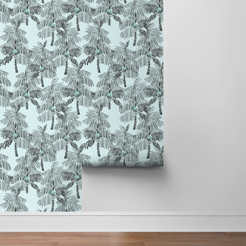 
                  
                    NW40012 Palm Beach botanical peel and stick removable wallpaper roll from NextWall
                  
                
