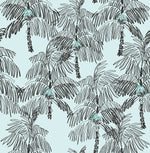 NW40012 Palm Beach botanical peel and stick removable wallpaper from NextWall