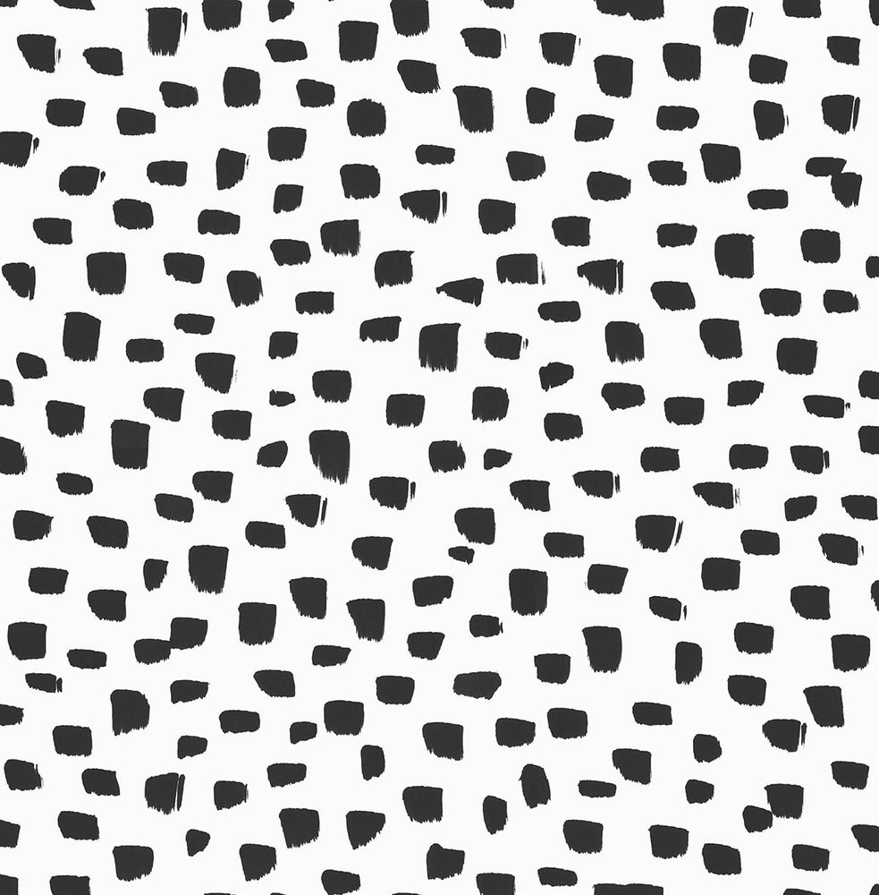 NW40100 dash abstract polka dot peel and stick removable wallpaper from NextWall