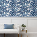 NW40402 palm jungle premium peel and stick entryway removable wallpaper from NextWall