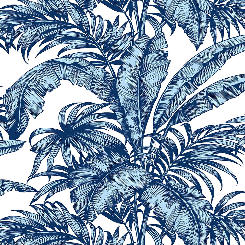 NW40402 palm jungle premium peel and stick removable wallpaper from NextWall