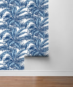 NW40402 palm jungle premium peel and stick removable wallpaper roll from NextWall