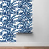 NW40402 palm jungle premium peel and stick removable wallpaper roll from NextWall