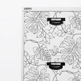NW40508 tropical linework premium peel and stick wallpaper cabinet from NextWall