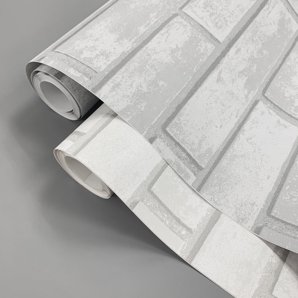 NW40600 monarch brick premium peel and stick wallpaper rolls from NextWall