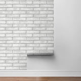 NW40608 monarch brick premium peel and stick wallpaper roll from NextWall