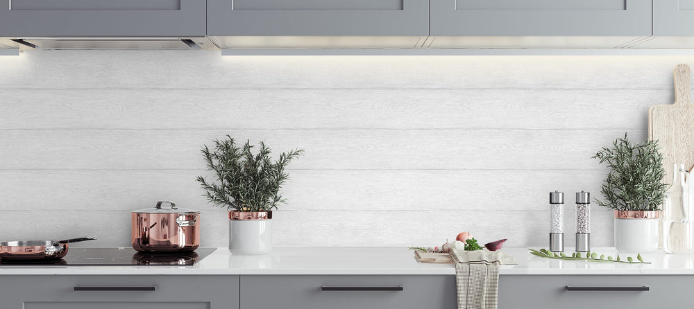 NW40700 woodgrain peel and stick removable wallpaper backsplash from NextWall