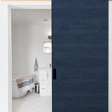 NW40702 woodgrain peel and stick removable wallpaper door from NextWall