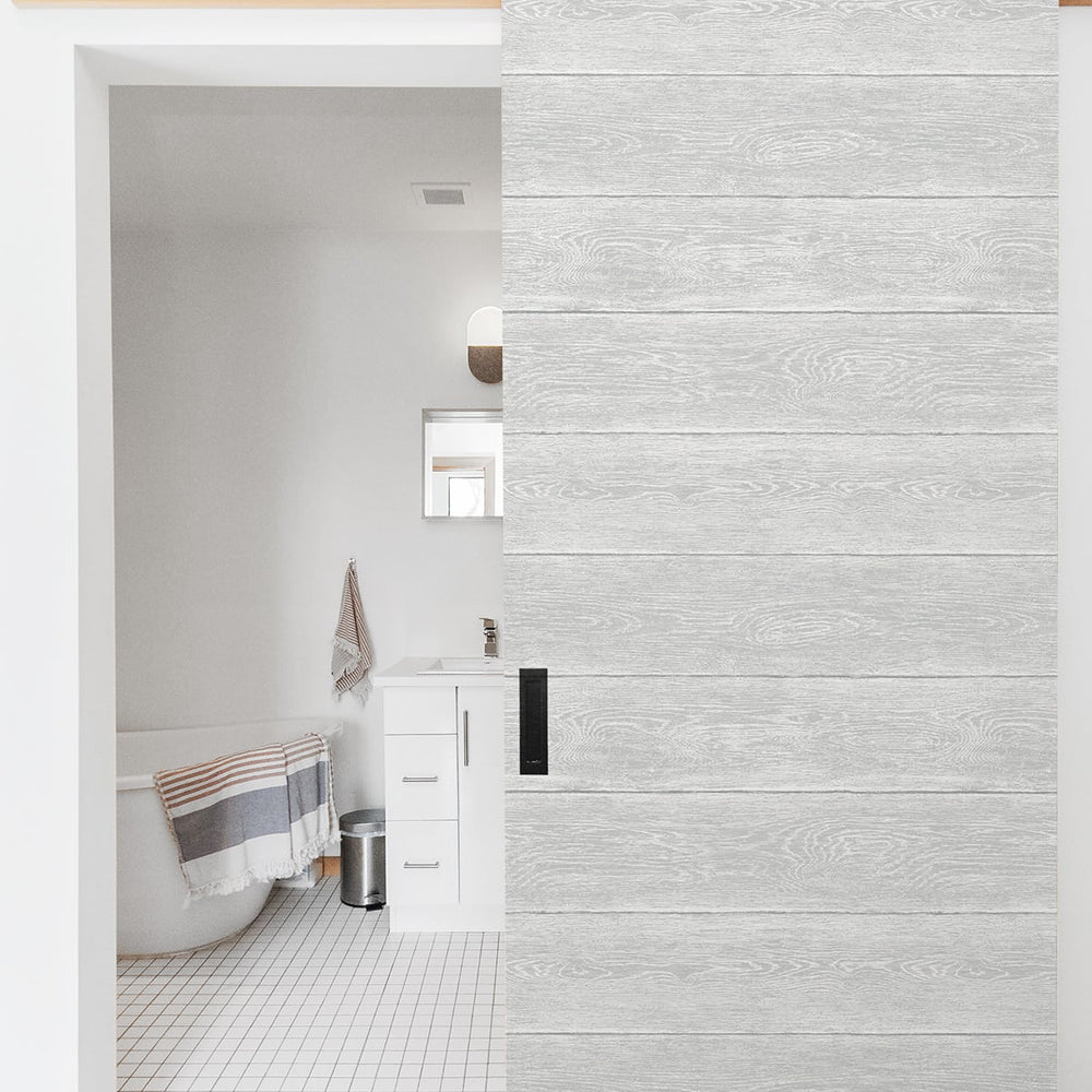 
                  
                    NW40708 woodgrain peel and stick removable wallpaper door from NextWall
                  
                