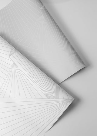 NW41308 ray geo geometric peel and stick removable neutral wallpaper decor from NextWall