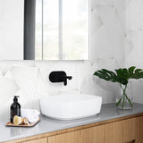 NW41318 ray geo geometric peel and stick removable wallpaper bathroom from NextWall